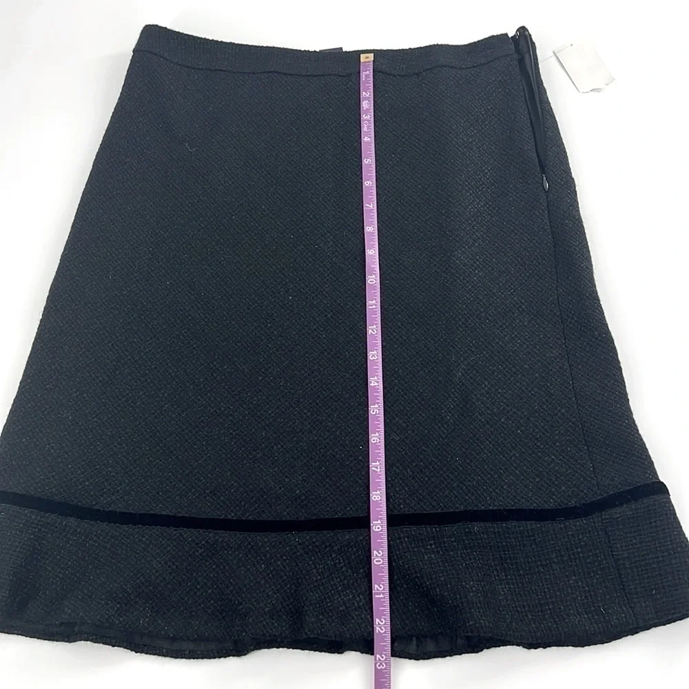 Gap tweed wool blend pencil flare office work professional quality‎ skirt size 8